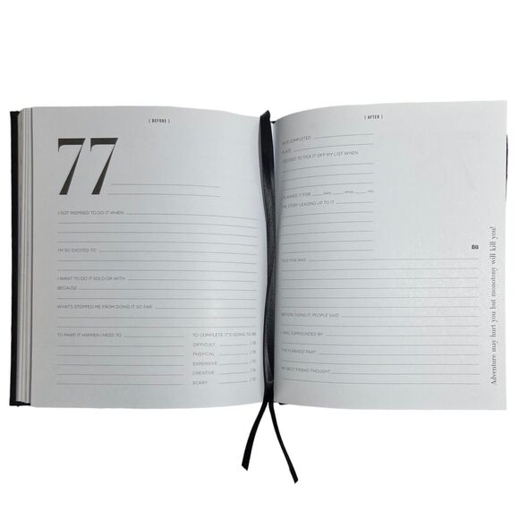 Travel Planner Hardcover Journal Book Axel & Ash My Bucket List Fill-In Dreams - Picture 9 of 15